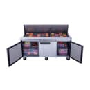 Dukers DSP72-30M-S3 72 1/2" Sandwich/Salad Prep Table w/ Refrigerated Base, 115v thumbnail 3
