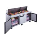 Dukers DSP72-30M-S3 72 1/2" Sandwich/Salad Prep Table w/ Refrigerated Base, 115v thumbnail 4