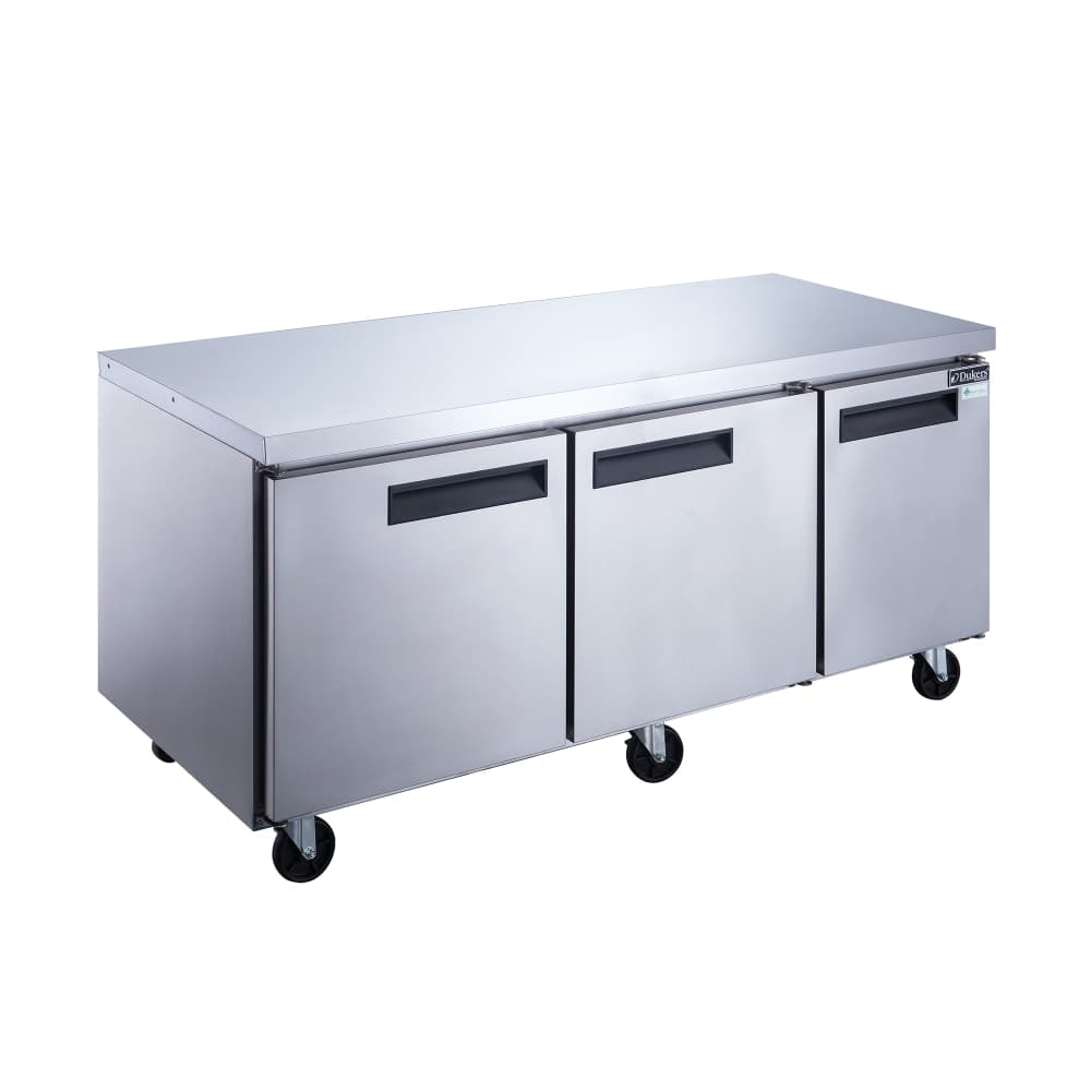 Dukers DUC72R 72 1/2" Undercounter Refrigerator w/ (3) Sections & (3) Doors, 115v