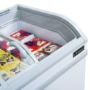 Dukers WD-500Y 56 5/8" Mobile Chest Freezer w/ (4) Baskets - White, 115v thumbnail 6