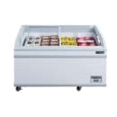 Dukers WD-700Y 79 3/8" Mobile Chest Freezer w/ (6) Baskets - White, 115v thumbnail 2