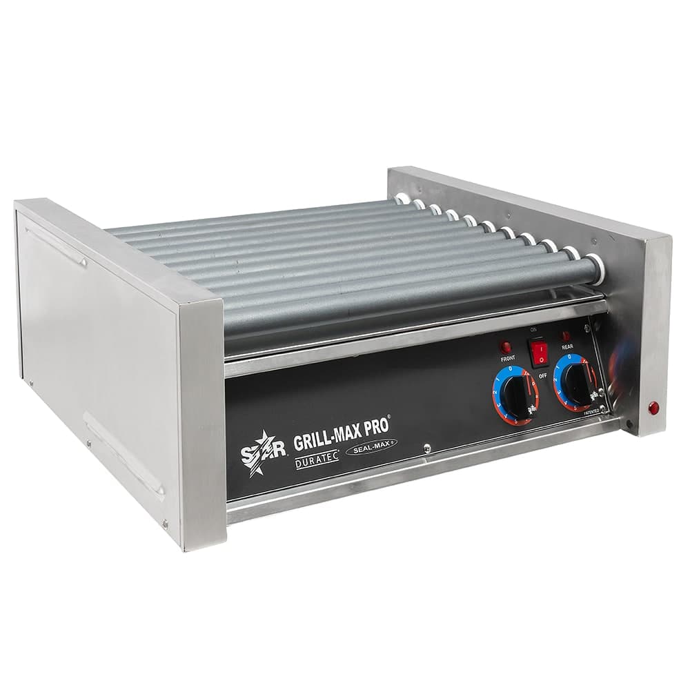 Star 30SCF 30 Grill-Max® Hot Dog Roller Grill w/ Manual Controls - Flat Top, 120v