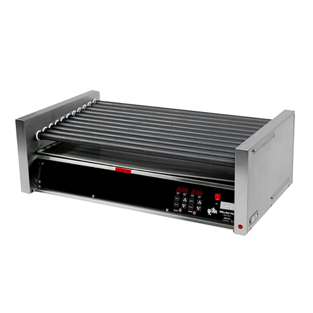 Star 45SCE 45 Grill-Max® Hot Dog Roller Grill w/ Thermostatic Controls - Slanted Top, 120v