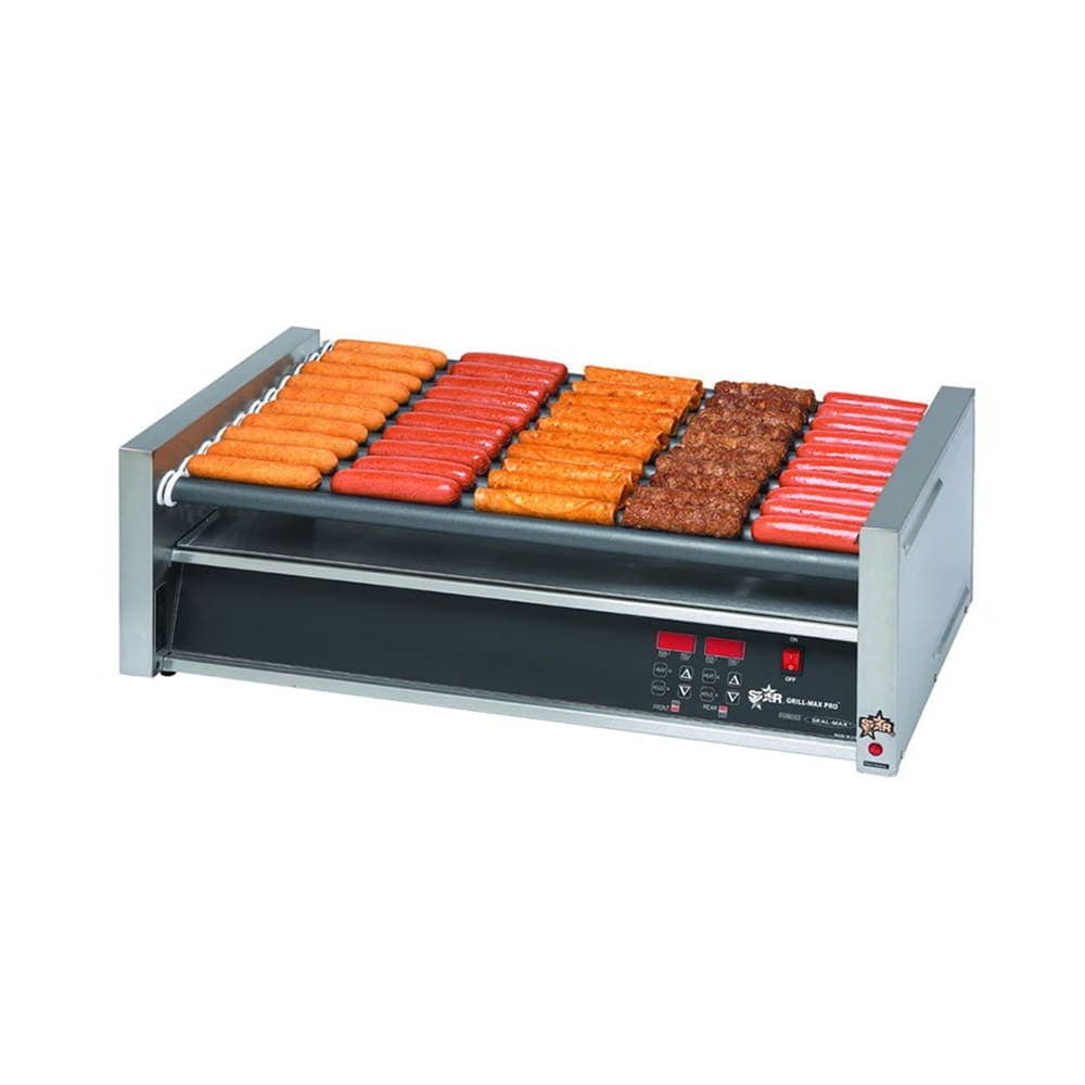 Star 50SCF 50 Grill-Max® Hot Dog Roller Grill w/ Manual Controls - Flat Top, 120v
