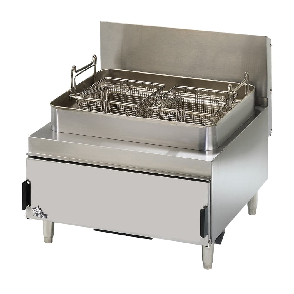 Star 630FF Countertop Gas Fryer - (1) 30 lb Vat, Twin Baskets, Liquid Propane