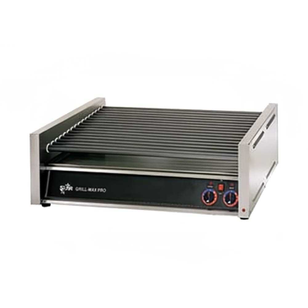 Star 75SC 75 Grill-Max® Hot Dog Roller Grill w/ Manual Controls - Slanted Top, 120v