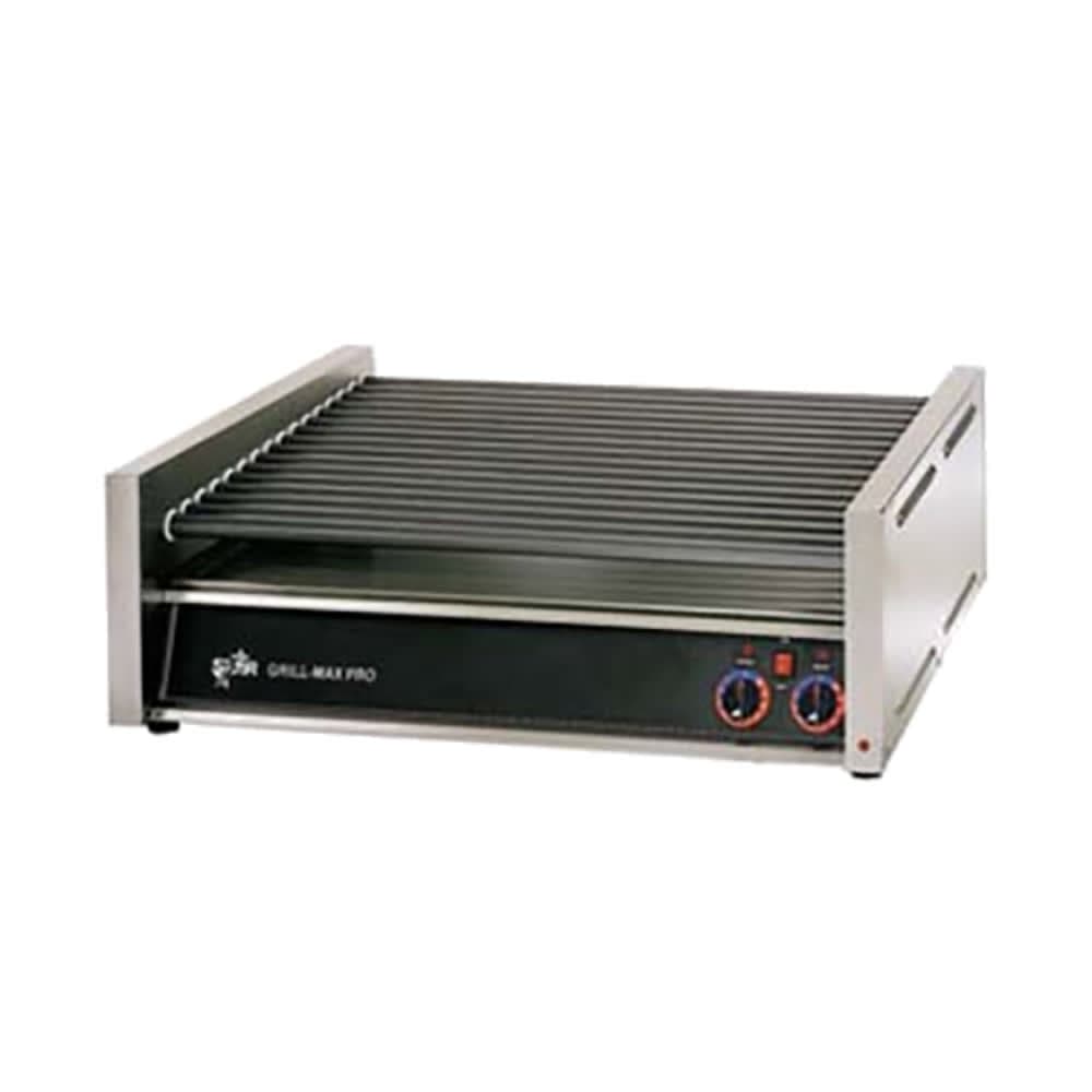 Star 75ST 75 Grill-Max® Hot Dog Roller Grill w/ Manual Controls - Slanted Top, 120v