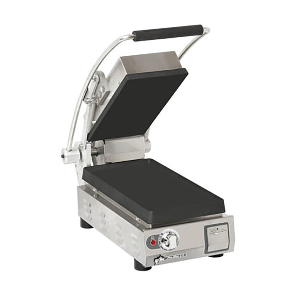 Star PGT7IA-240V Single Commercial Panini Press w/ Cast Iron Grooved Plates, 240v/1ph