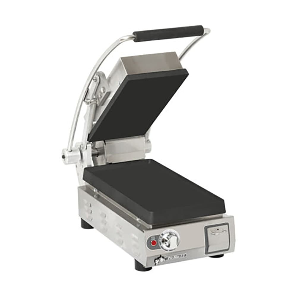 Star PGT7IEA-240V Single Commercial Panini Press w/ Cast Iron Grooved Plates, 240v/1ph