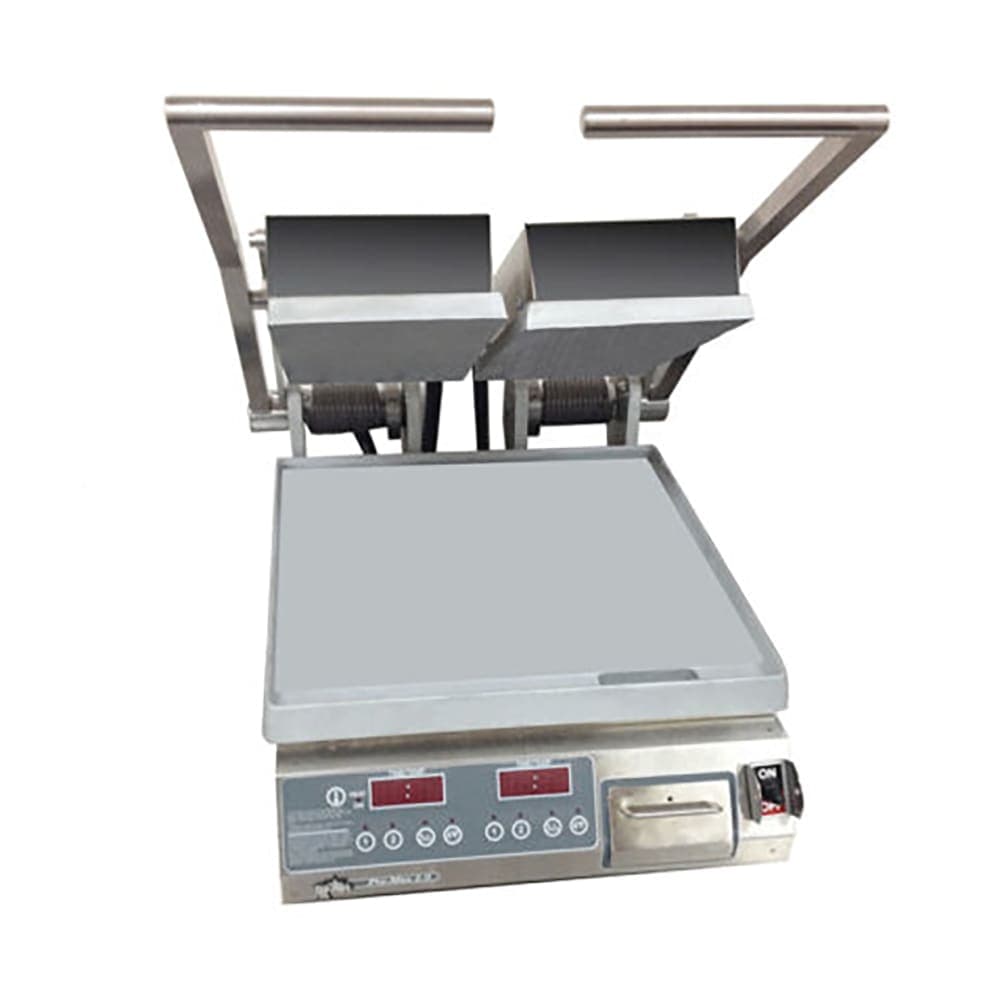 Star PST14D Double Commercial Panini Press w/ Aluminum Smooth Plates, 120v