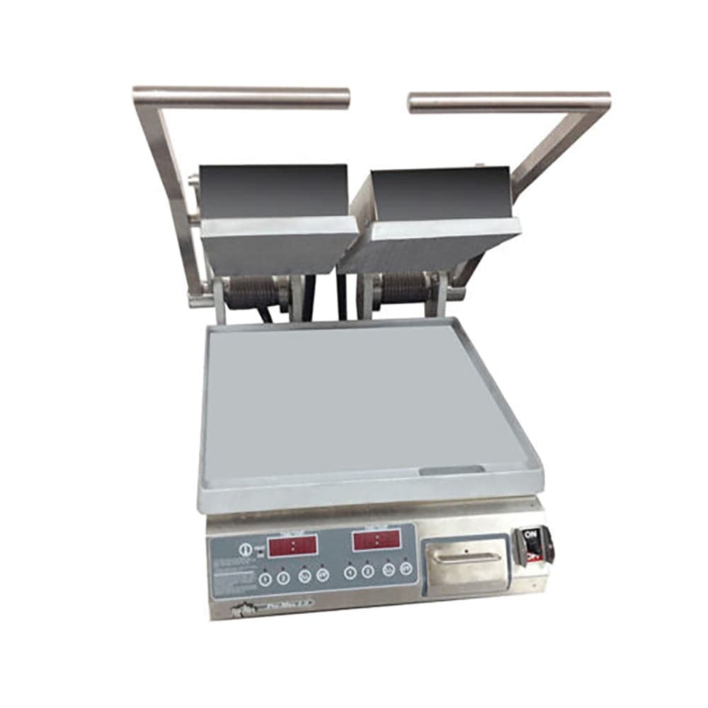 Star PST14D Double Commercial Panini Press w/ Aluminum Smooth Plates, 240v/1ph