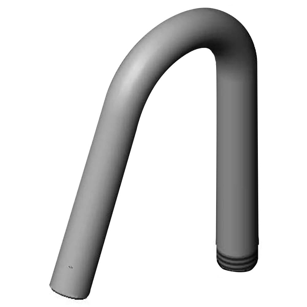 T&S 000287-40 Hook Nozzle, Chrome Plated Brass