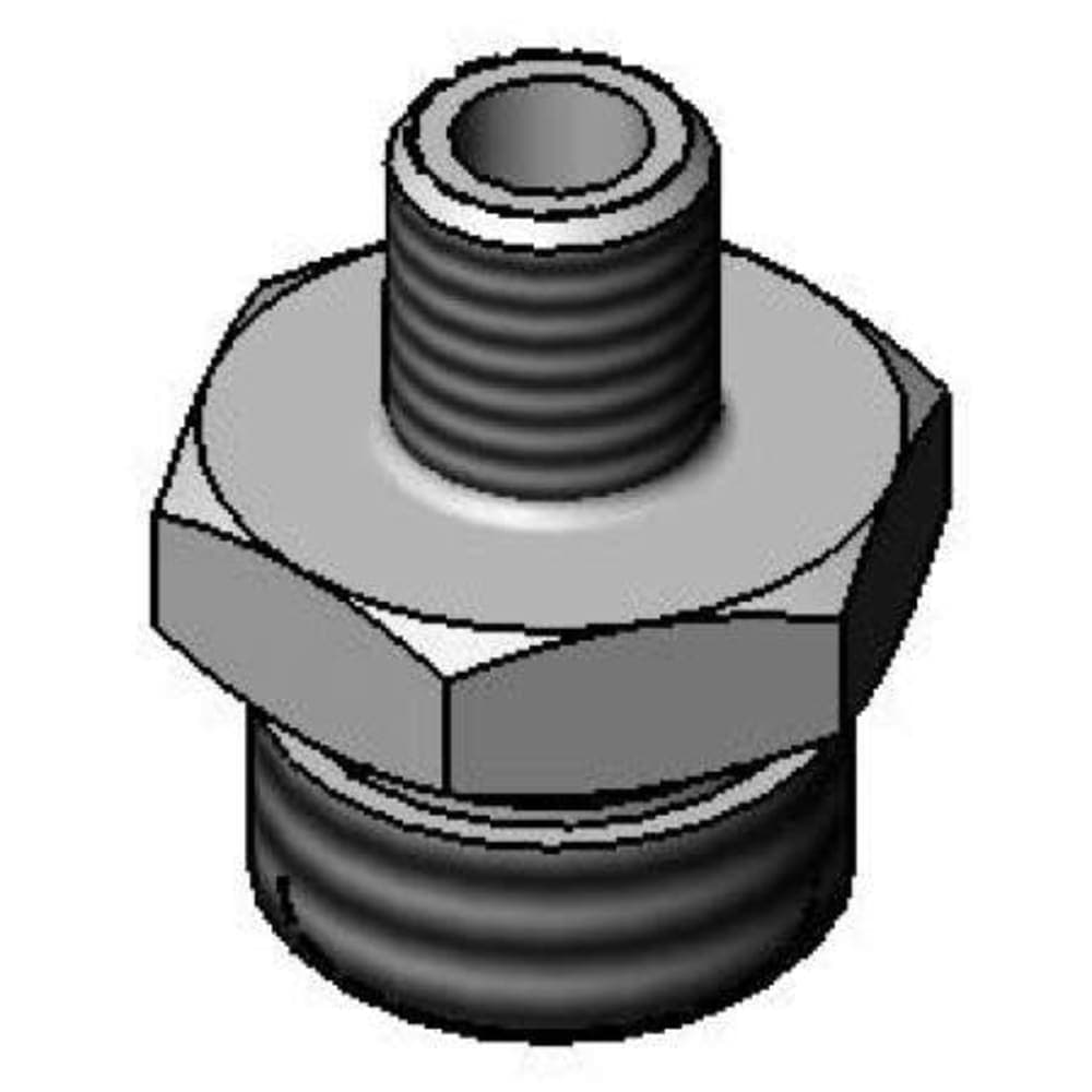 T&S 000542-25 Adapter, 1/8" NPT Male Thread
