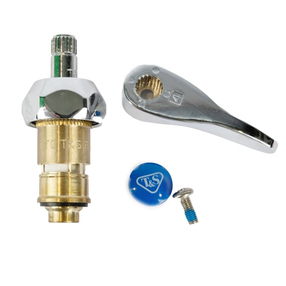 T&S 012447-25NS Cerama Cartridge w/ Check Valve & Cold Left to Close Lever Handle