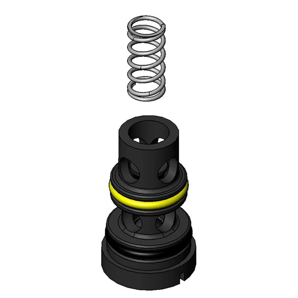 T&S 015589-40 Glass Filler Valve Assembly, Stainless Steel