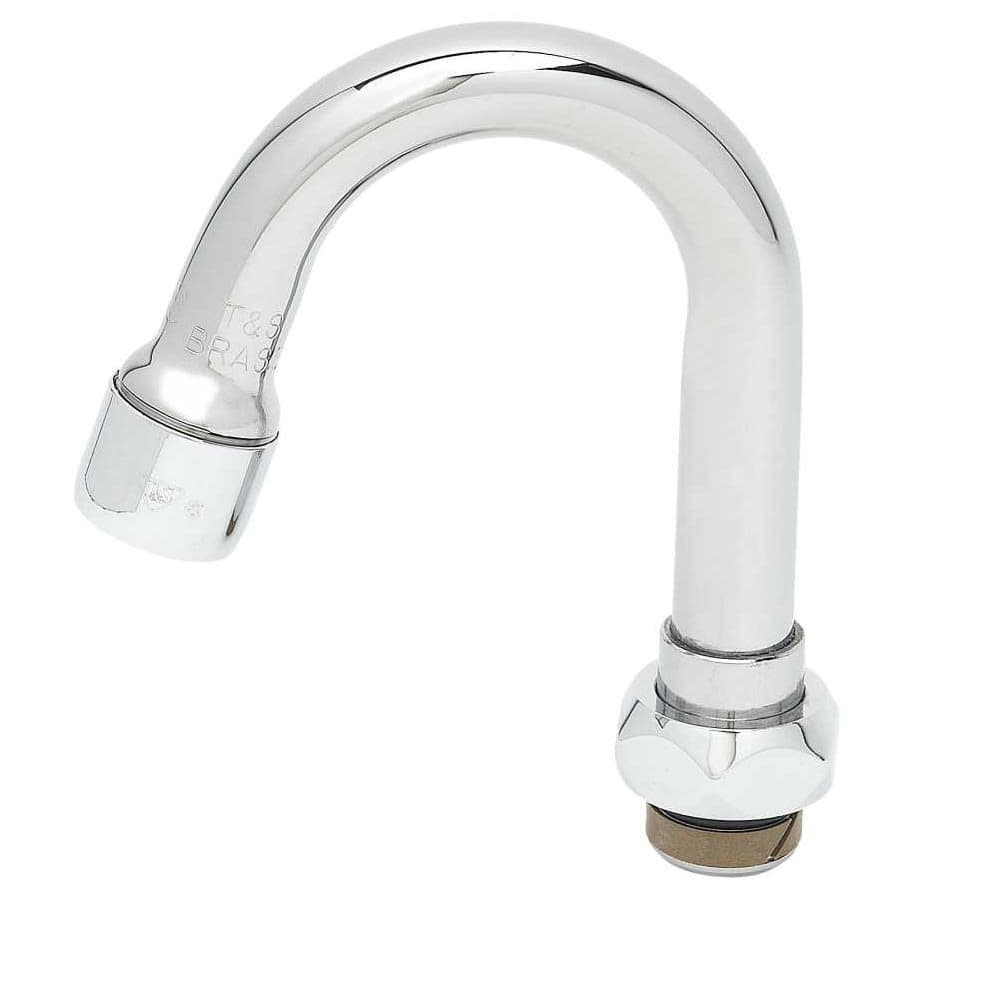 T&S 131X-A22 4 3/4" Swivel Gooseneck Nozzle w/ 2 1/5 GPM Aerator