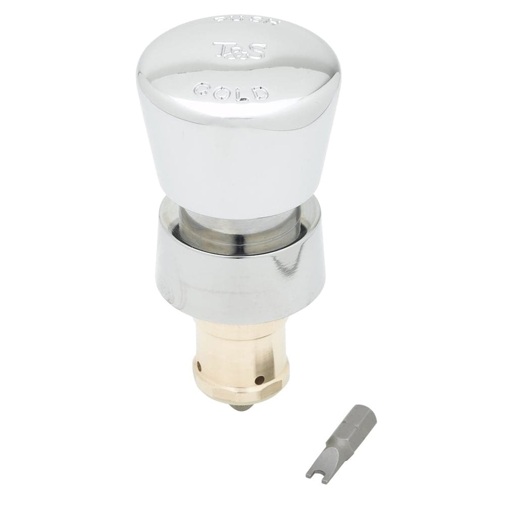 T&S 238AC Self Closing Metering Cartridge w/ Cold Push Button