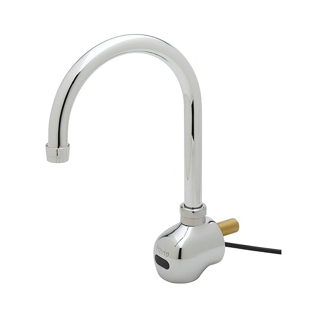 T&S 5EF-1D-WG Wall Mount Sensor Faucet - Single Hole, 6 3/8" Spread Spout, 100-240v/1ph