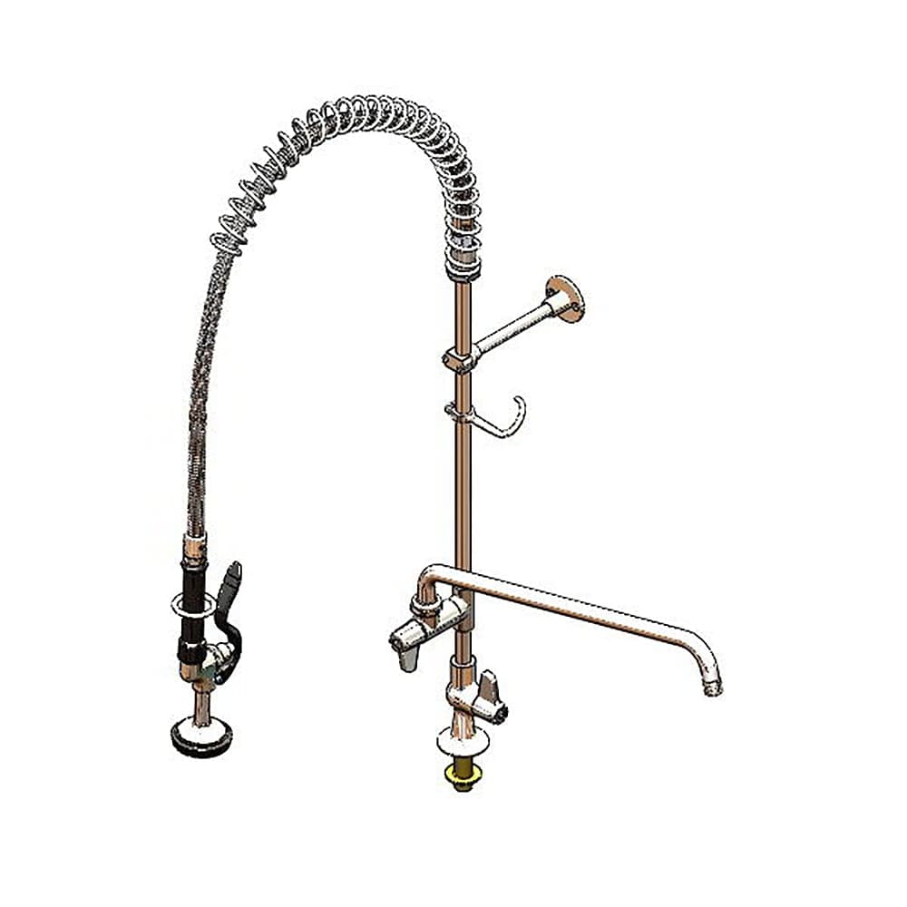 T&S 5PR-1S18 39"H Deck Mount Pre Rinse Faucet - 1.15 GPM, Nozzle Only