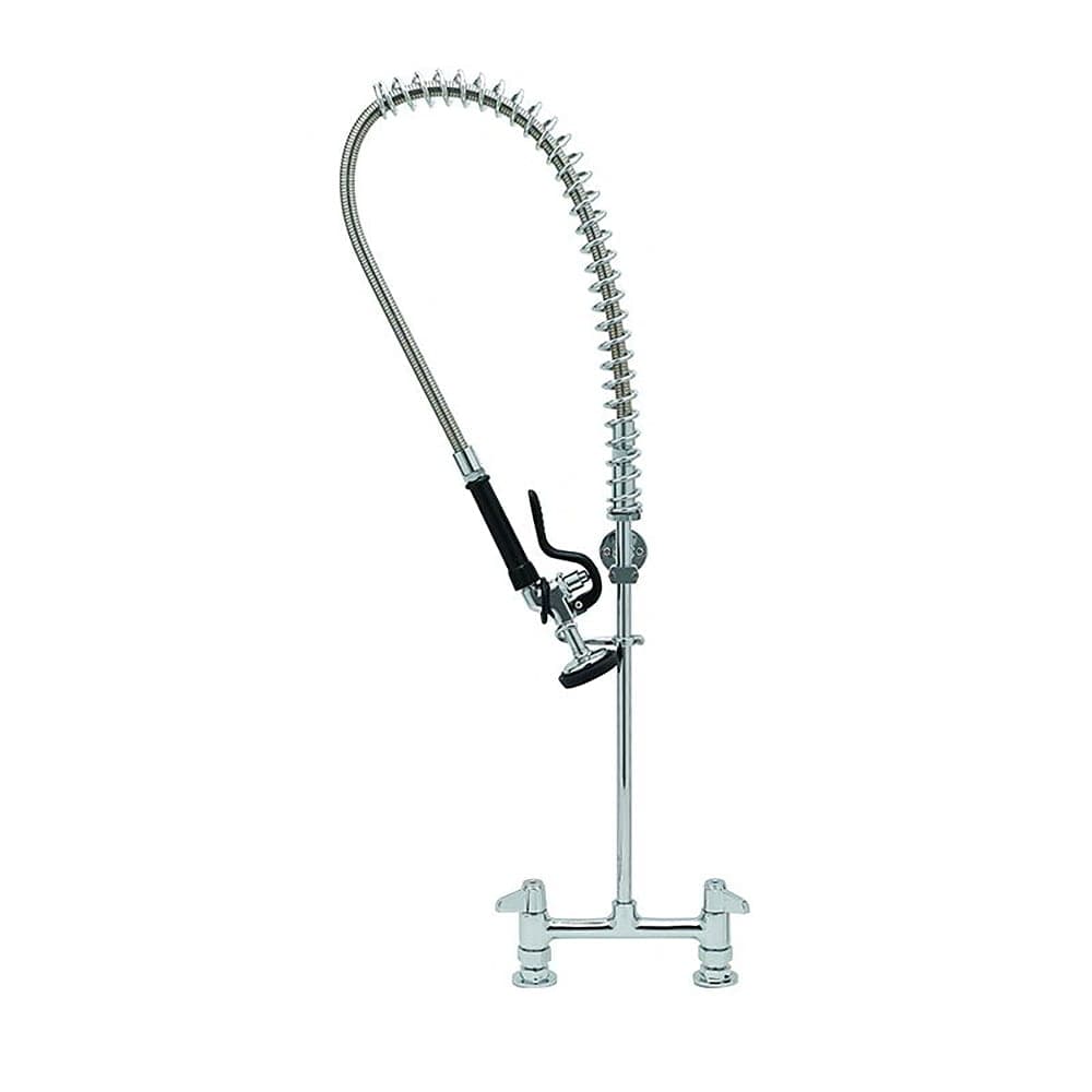 T&S 5PR-8D00 34"H Deck Mount Pre Rinse Faucet - 1 3/20 GPM, Base with Nozzle