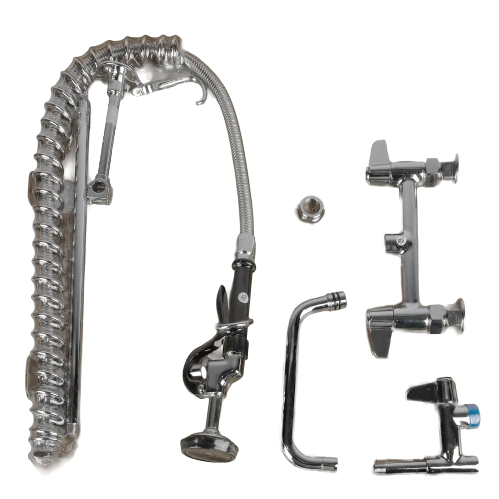 T&S 5PR-8D08 38 5/16"H Deck Mount Pre Rinse Faucet - 1.15 GPM, Base with Nozzle