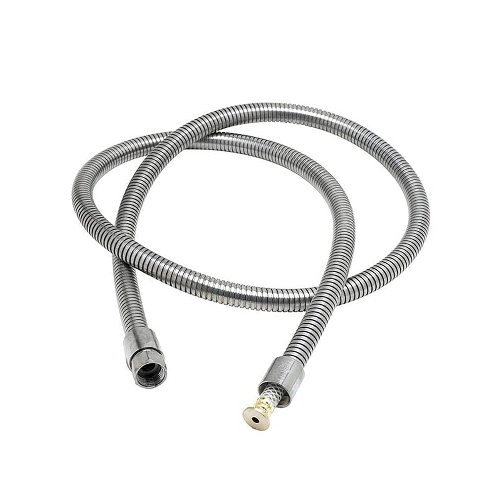 T&S B-0068-H2A Hose, Flexible, Less Handle, Stainless Steel, 68"L