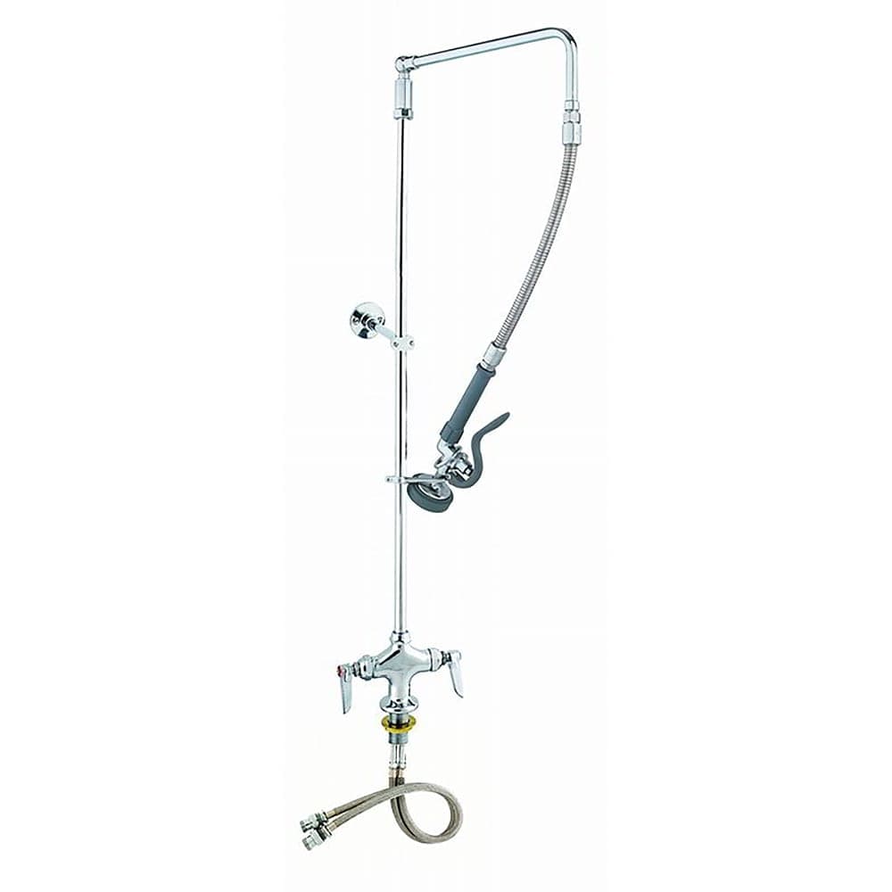 T&S B-0111-B 38 9/16"H Deck Mount Pre Rinse Faucet - 1 3/20 GPM, Base with Nozzle