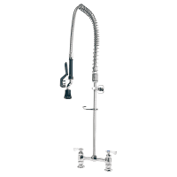 T&S B-0123-B Deck Mount Pre Rinse Unit w/ 44" Hose & Lever Handles thumbnail 2