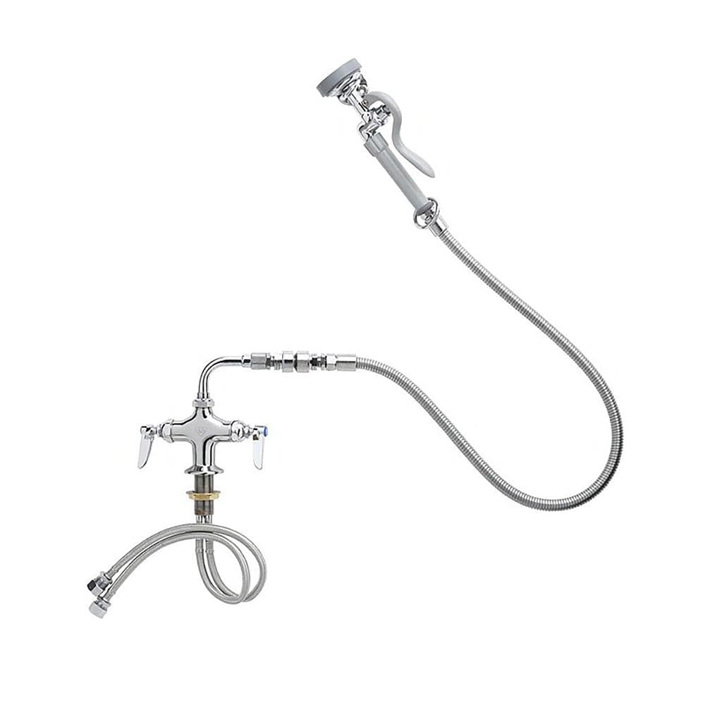 T&S B-0200-60H-VB Mixing Faucet Kit w/ Angled Spray Valve, 60" Hose