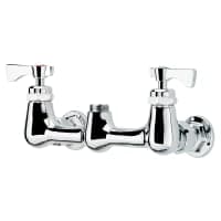 T&S B-0230-LN Sink Mixing Faucet w/o Nozzle, Wall Mounted, 8" Center thumbnail 2