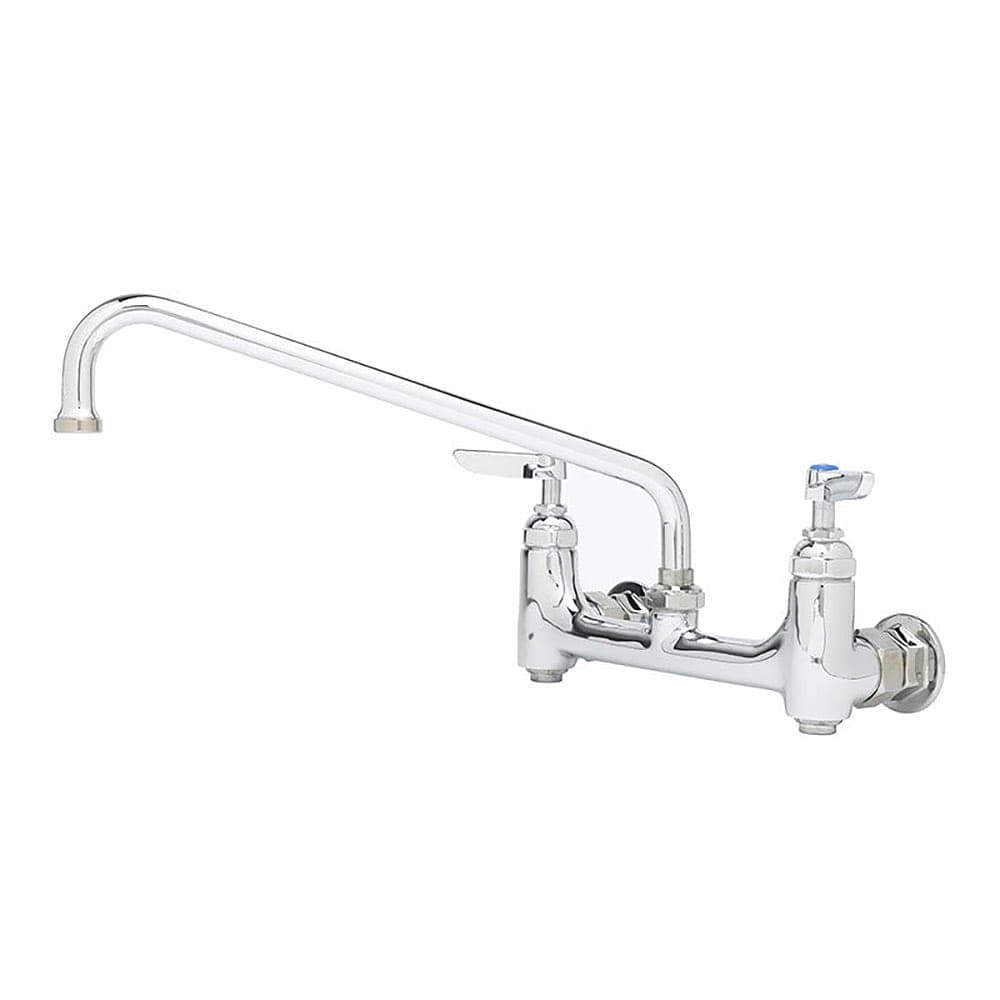 T&S B-0231-BST Splash Mount Mixing Faucet w/ 12" Swing Nozzle