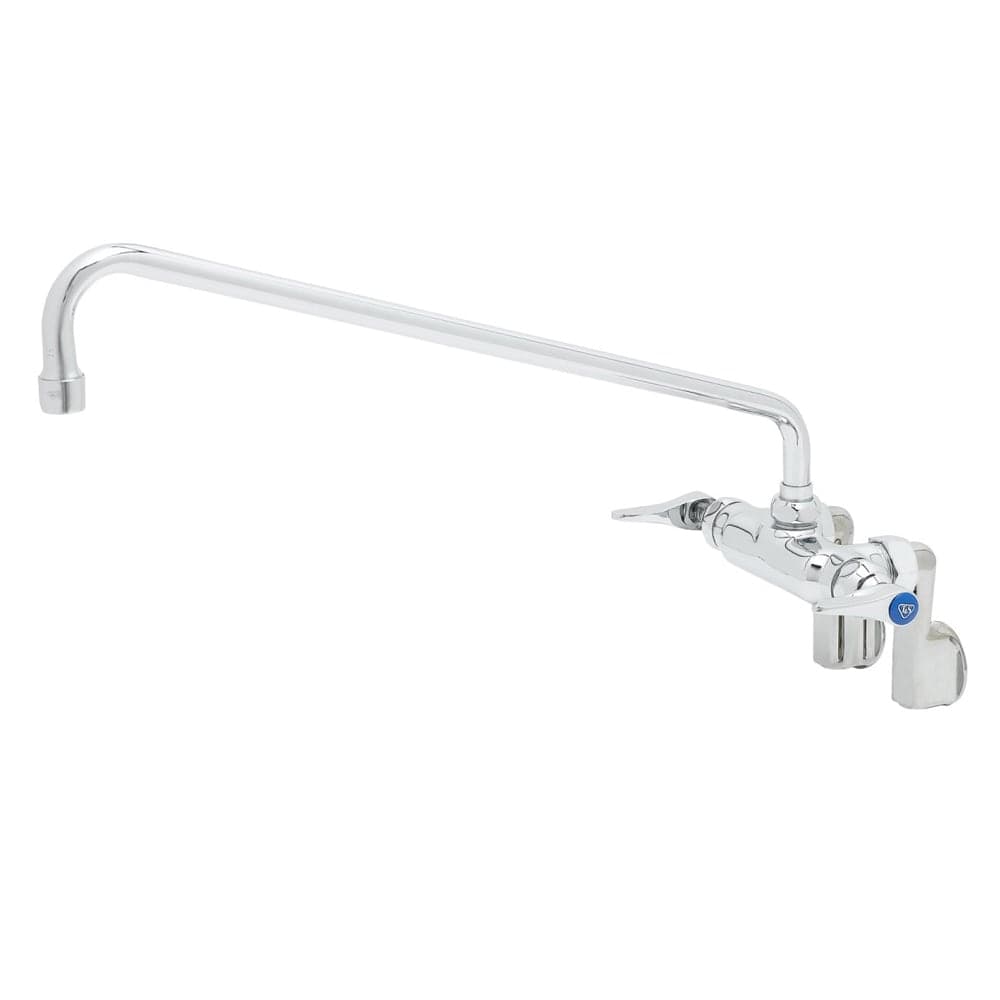 T&S B-0235 Splash Mount Mixing Faucet w/ 18" Swing Nozzle