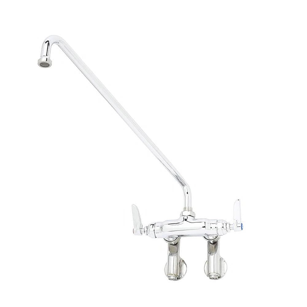 T&S B-0240 Splash Mount Mixing Faucet w/ 18" Swing Nozzle