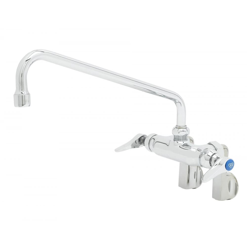 T&S B-0241 Splash Mount Mixing Faucet w/ 12" Swing Nozzle