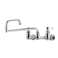 T&S B-0265 Splash Mount Faucet w/ 18" Double Jointed Swing Nozzle thumbnail 2
