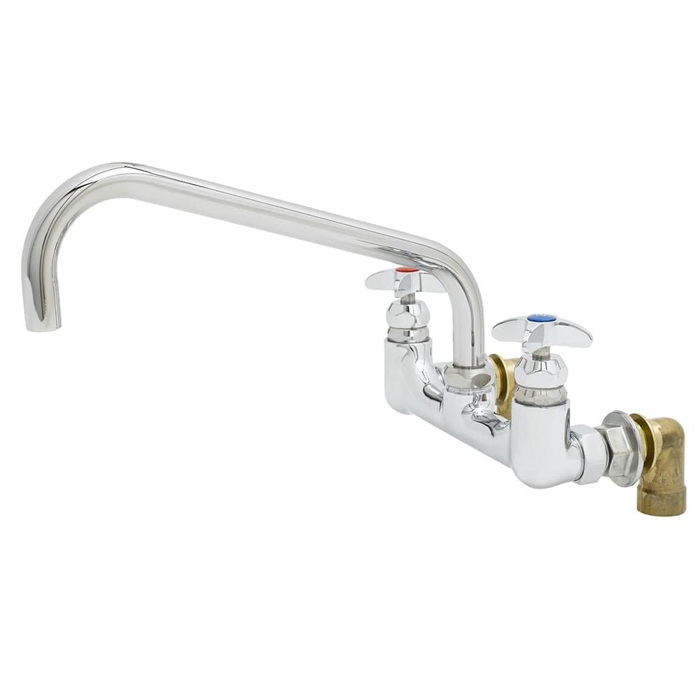 T&S B-0290-BT Splash Mount Pot Filler Sink Faucet w/ 12" Swing Nozzle