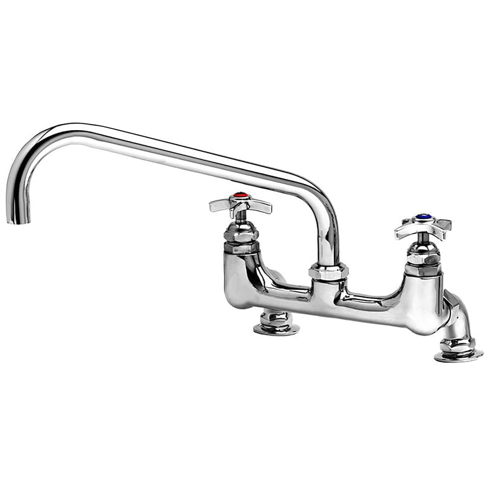 T&S B-0294 Deck Mount Pot Filler Sink Faucet w/ 18" Swing Nozzle