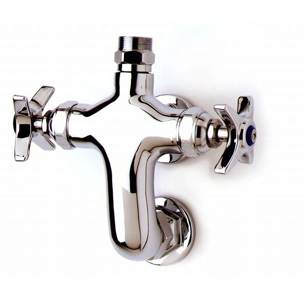 T&S B-0316-LN Double Pantry Faucet Swivel Base Only w/ 3" Vertical Center