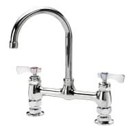 T&S B0325 Deck Mount Faucet - 6" Swivel Gooseneck Spout, 4" Centers thumbnail 2