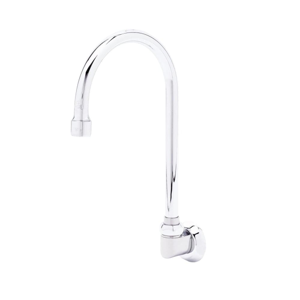 T&S B-0527 Swivel Gooseneck Spout, Wall Mounted, 5 3/4" Spread, Aerator
