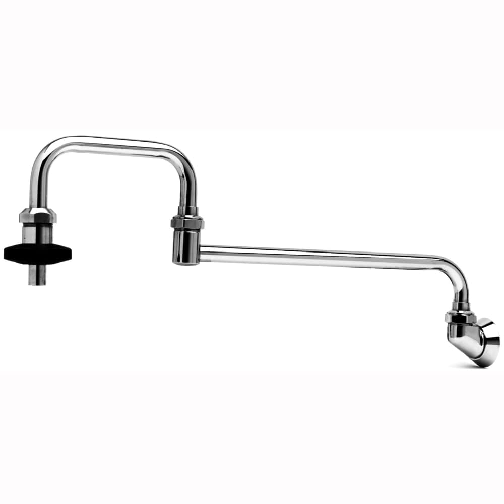 T&S B-0580 Splash Mount Pot Filler Faucet w/ 18" Double Jointed Swing Nozzle