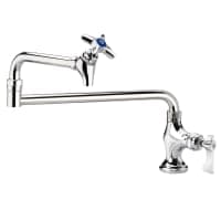 T&S B-0591 Deck Mount Pot Filler Faucet w/ 24" Double Jointed Swing Nozzle thumbnail 2