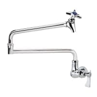 T&S B-0594 Splash Mount Pot Filler Faucet w/ 24" Double Jointed Swing Nozzle thumbnail 2