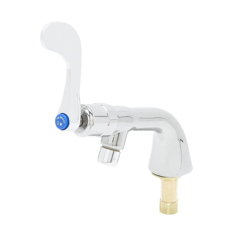T&S B-0805-01 Self Closing Faucet, Push Button, Heavy Duty, 4"Wrist Action