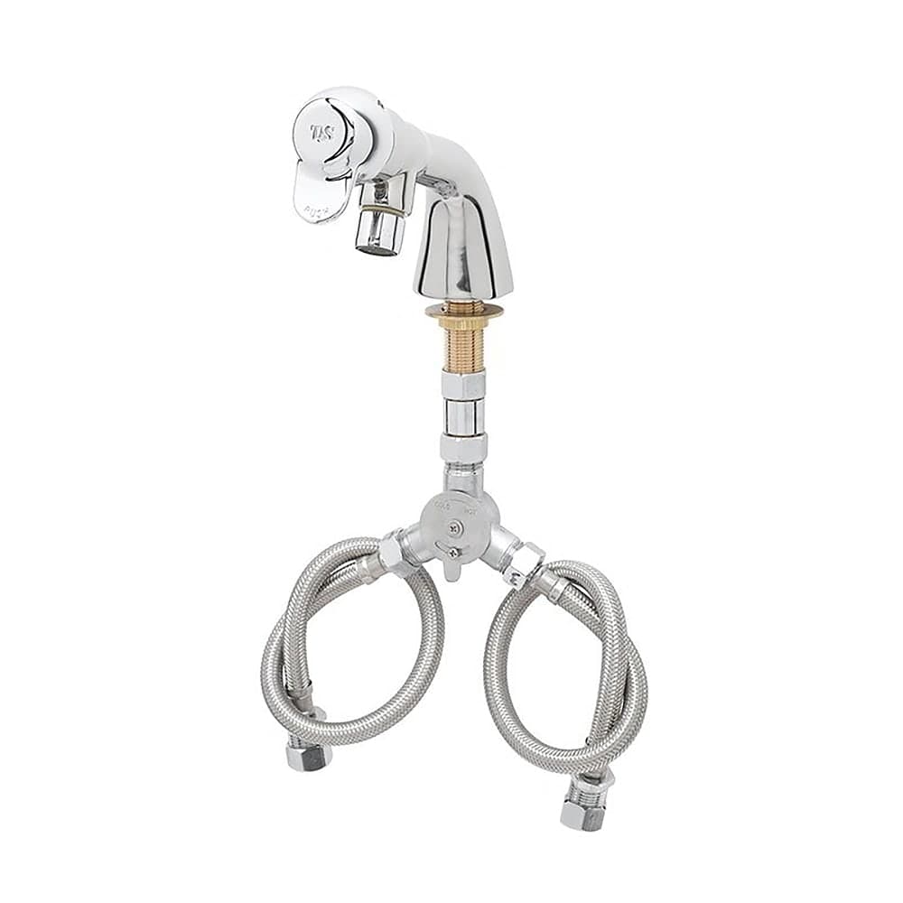 T&S B-0807-PA Mixing Faucet w/ 1 Hole, Pivot Action