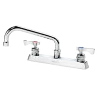 T&S B-1121 Deck Mount Faucet - 8" Swing Spout, 8" Centers thumbnail 2