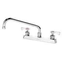 T&S B-1122 Deck Mount Faucet - 10" Swing Spout, 8" Centers thumbnail 2