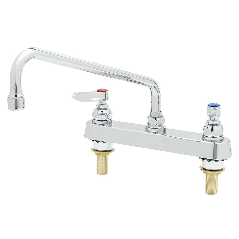 T&S B-1123-XS Deck Mount Faucet w/ 12" Swing Nozzle