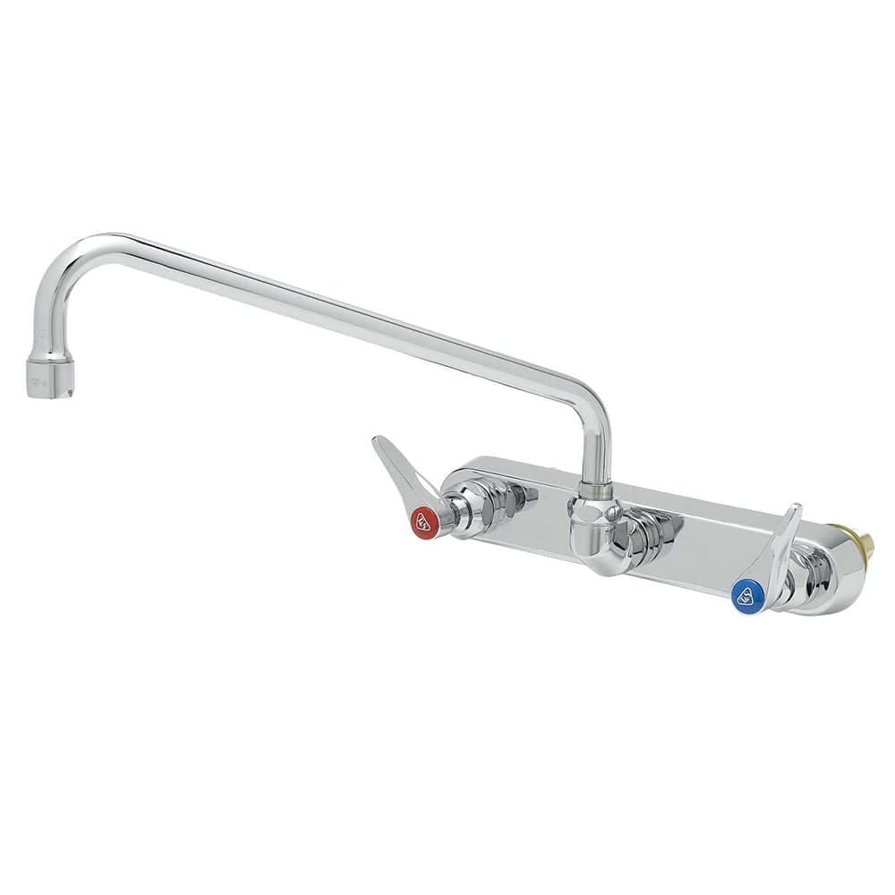 T&S B-1128-XS Splash Mount Faucet w/ 12" Swing Nozzle