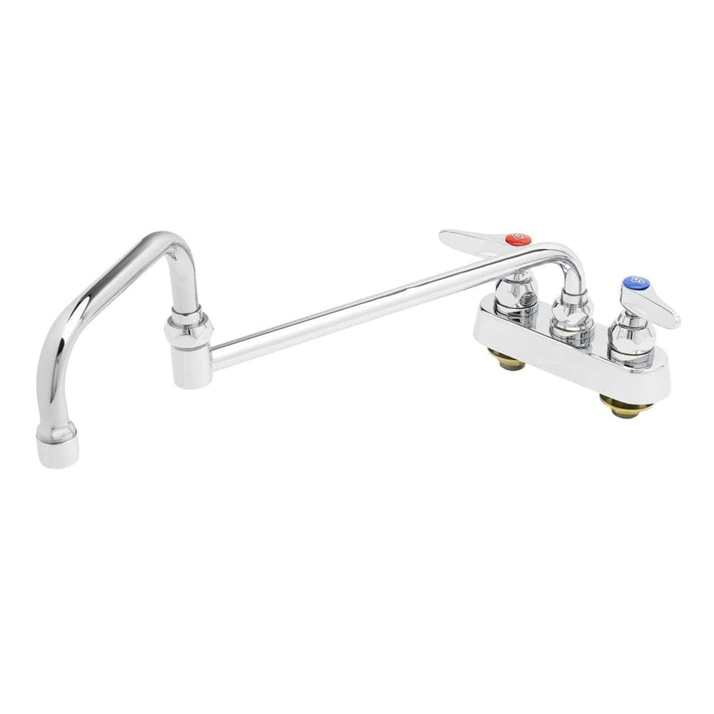 T&S B-1131 Deck Mount Faucet w/ 18" Double Jointed Swing Nozzle